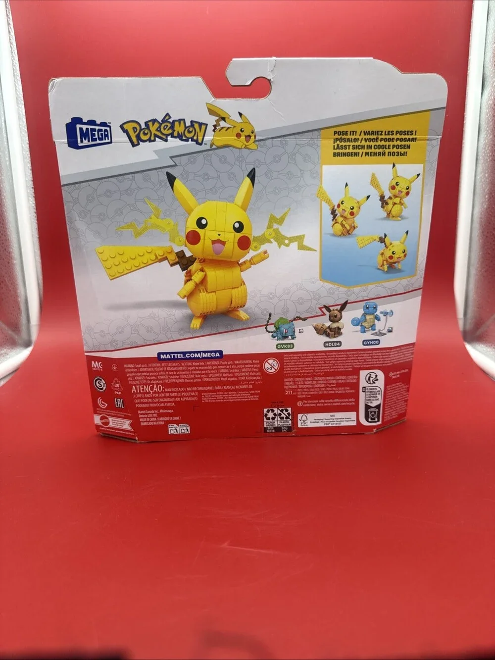 Pokemon Build & Show Pikachu MEGA GMD31 - 211 pcs - NEW